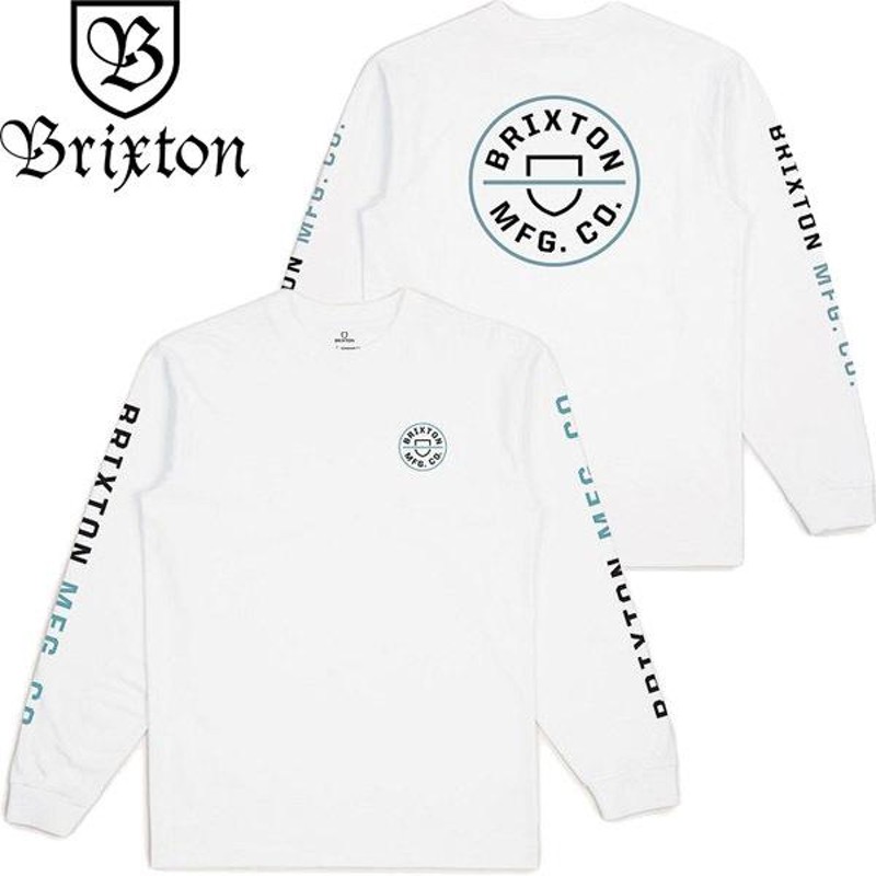 ブリクストン BRIXTON CREST L/S クレスト 長袖 ロンT 袖プリント