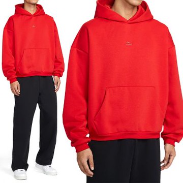 Nike As M Nk Tf Si Brsh Po Hd 長袖 男款 紅色 保暖 連帽 帽T IM5919-657