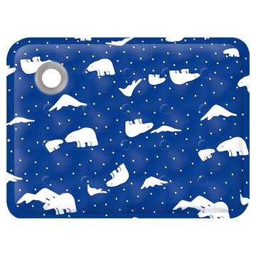寵物涼墊 寶藍北極熊  藍色  1個  S(40 x 30cm)