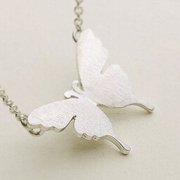 現貨+預購 925純銀項鍊 吊墜-蝴蝶造型必備美艷母親節生日情人節禮物女配件73y5【獨家進口】【米蘭精品】