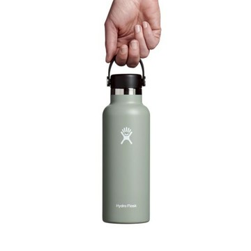 【線上體育】HYDRO FLASK 18oz 標準口真空保溫鋼瓶 灰綠 532ml HFS18SX374