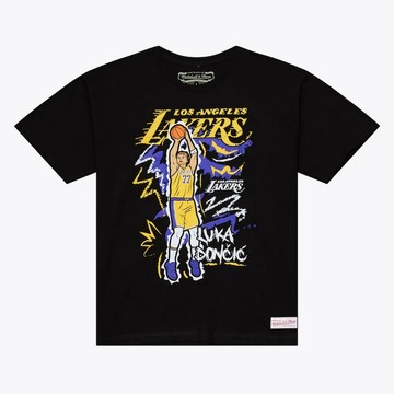M&N CHALKED UP 粉筆塗鴉 短袖上衣 湖人隊 Luka Doncic