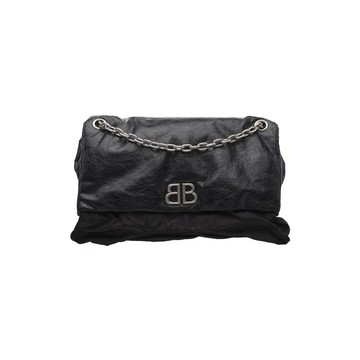 BALENCIAGA 791835 蓬鬆超大號BB標誌鍊條包