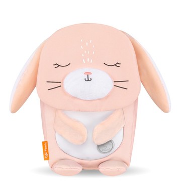 動動好朋友 幼兒後背包-粉紅小兔 可張手抱抱  透氣背墊