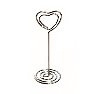 金屬愛心名片夾  金屬愛心名片夾短款 可愛造型便籤夾 留言夾 造型便籤夾 展覽展場佈置桌號謝卡夾 留言memo夾