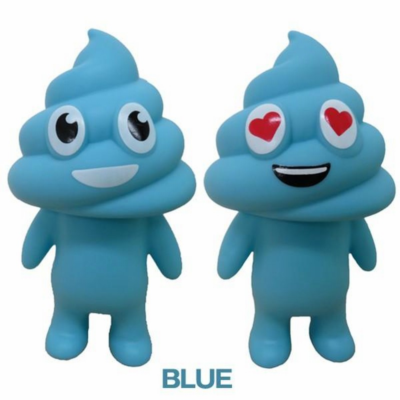 【やま】ピンクのうんこちゃん形オルゴナイト☆他５点 うんちドールカラフルバージョン5色セット (ウンチ人形 ソフビ