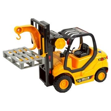 BAOLE STAR TOYS 寶樂星 1:18 聲光摩輪堆高機 手動升降 5827  16 x 11 x 29cm  1個  堆高機 黃色 + 黑色