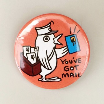 胸章 送信的鴿子先生 | MonkeyCookie