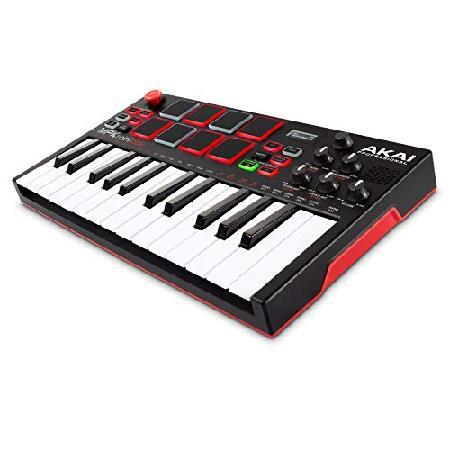 Akai Professional スタンドアローン・MIDIキーボードコントローラー内蔵音源、電池駆動、スピーカー搭載 MPK Mini Play