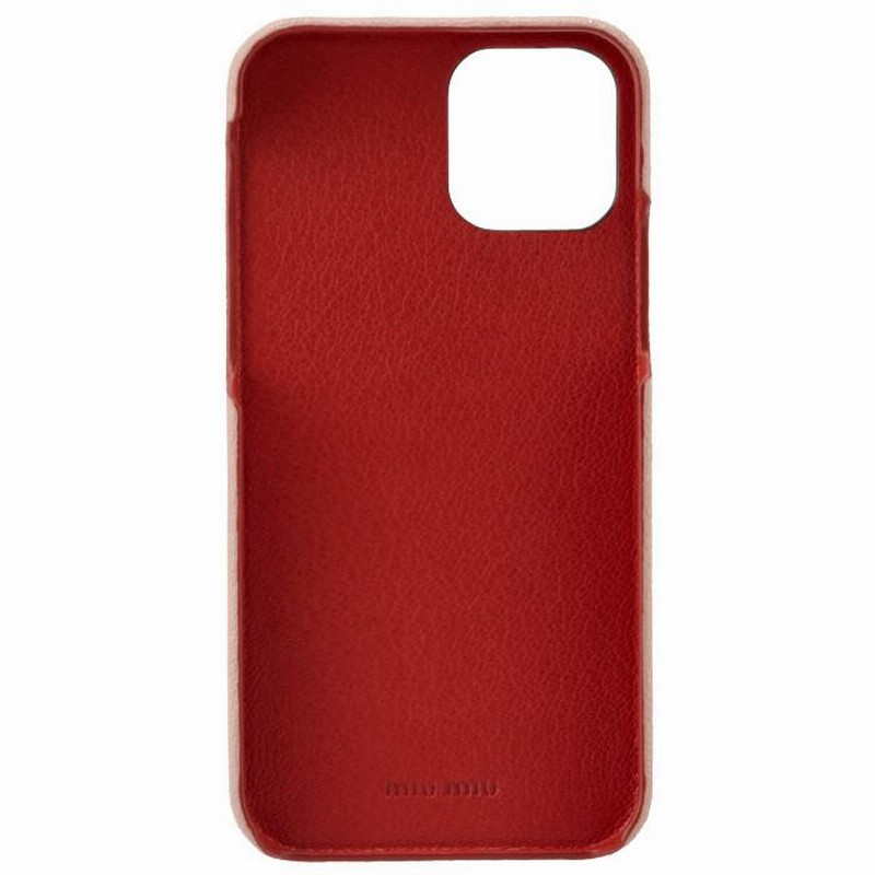 ミュウミュウ MIU MIU iPhoneケース MADRAS LOVE iPhone12/12 pro