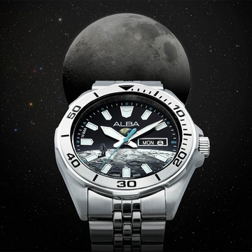 ALBA 雅柏 Planet Series 星系宇航 限量 Lunar 月球手錶-42mm (AV3591X2/VJ43-X044H)