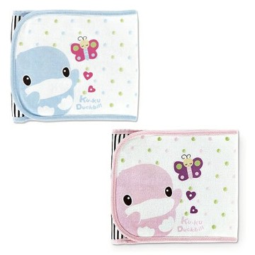 KU KU 酷咕鴨 小蝴蝶肚圍-S (藍/粉)【悅兒園婦幼生活館】