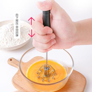 日本進口打蛋器不銹鋼手動旋轉雞蛋攪拌棒手持迷你打奶器打蛋機