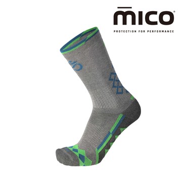 MICO 天絲中筒多功能襪 Annapurna /M-XL/CA1513 / 330淺灰-綠