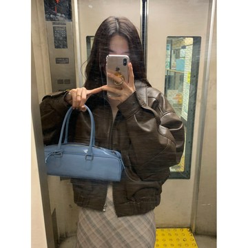 ˏˋ 𝐻𝑒𝑦 𝑆𝑝𝑟𝑖𝑛𝑔 - ̗̀ 🌷⛅️ ̖́‎韓國chic春季新款復古帥氣PU皮夾克皮衣外套女
