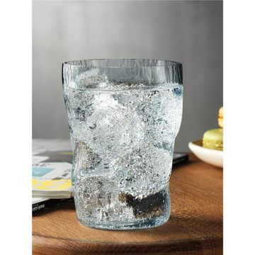 土耳其NUDE努德 禪影 靈動氣泡水杯水晶玻璃冷水杯酒杯果汁杯對裝