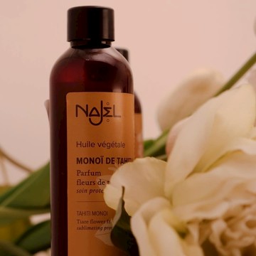 法國NAJEL大溪地梔子油125ml (身體+頭髮適用)
