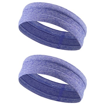 MICHAEL FITNESS 麥克健身 運動頭巾 淡紫色 寬4.8cm 周長45cm  2條