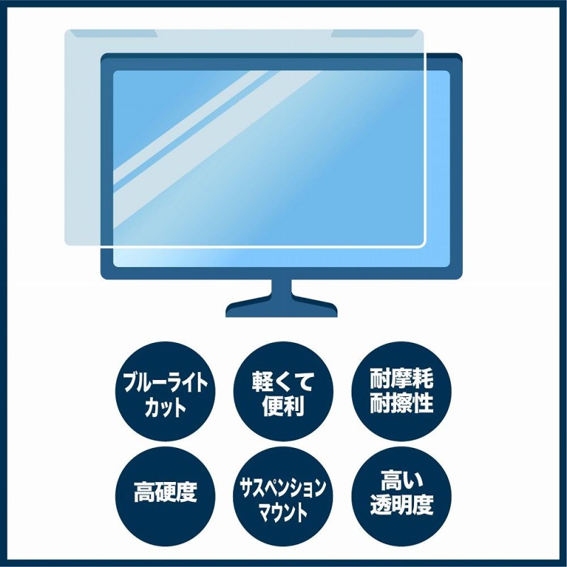 取り外し簡単 Princeton PTFWLT-27W / PTFBLT-27W 27インチ 16:9 向け