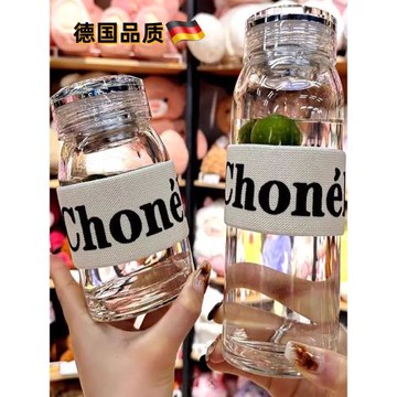 日本進口MUJIE高級感輕奢高硼硅玻璃杯女高顏值泡茶杯茶水分離