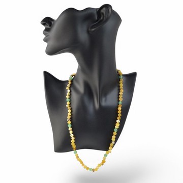 波羅的海琥珀項鍊  鑲嵌寶石  男女通用珠寶 UUK20