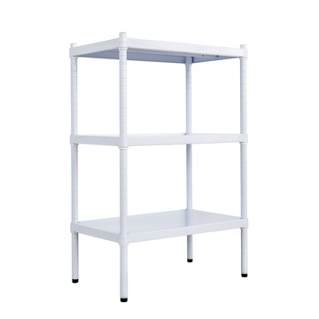 【dayneeds】極致工藝 60X45X75cm 三層鐵板架/二色可選白色