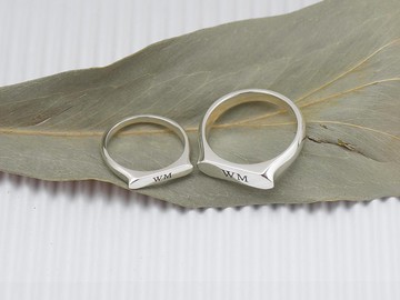 【刻字】想對你說 | 情侶對戒 刻字戒指 手作銀飾 情人禮物