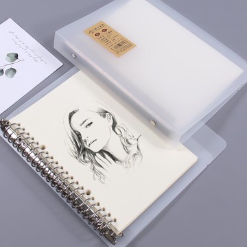 A5筆記本可拆卸方格夾B5活頁紙線圈錯題網格本高效法外殼可拆格子