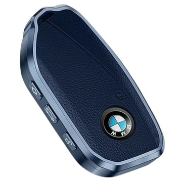 CRONICLE BMW 高級皮革智能鑰匙保護套 X7  深藍色  單品