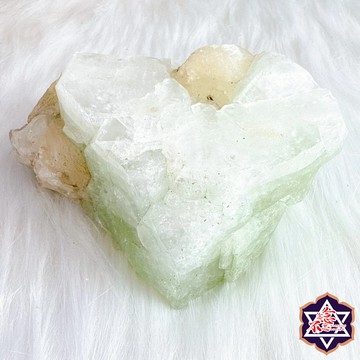 [水晶專賣24h出貨] X10 天然印度沸石礦物 魚眼石  消磁 淨化 方解石 水晶 礦石 共生礦物