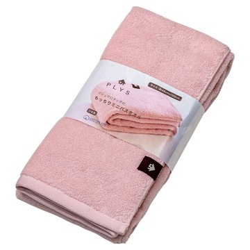 日本 oka PLYS 今治純棉蓬鬆迷你浴巾 100 x 46cm  粉紅色  1條
