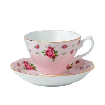 Royal Albert 粉紅鄉村玫瑰茶杯組192ml