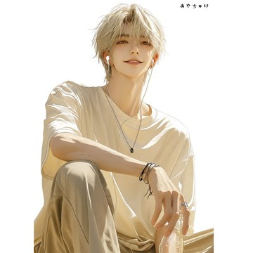 【8 月新品】07-137-0165 人物貼紙 簡約夏日男孩
