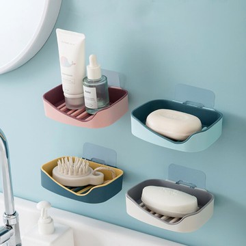 肥皂盒架壁掛皂盒瀝水衛生間香皂盒創意免打孔香皂置物架家用吸盤