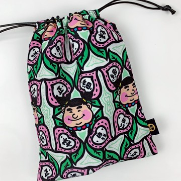 防潑水束口袋 收納袋 旅行束口收納袋 小物袋-桃樂絲