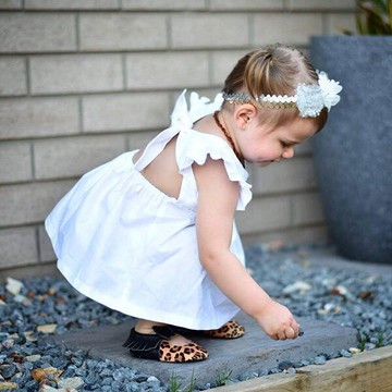 ins 緹花 蕾絲 飛袖 露背 小洋裝 背心 無袖上衣 白 簍空 蝴蝶結 棉麻 洋裝 連身裙 交叉 荷葉袖 木耳邊 ANNA S.