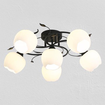 【Honey Comb】鄉村風半吸頂五燈(BL51021)