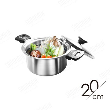 【仙德曼 SADOMAIN】316七層複合金湯鍋(20cm)