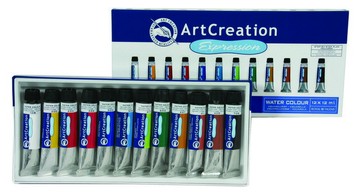 Art Creation Expression 9012012M 水彩顏料12ml-12色入 / 盒【APP滿額下單4%點數(單一帳號最高1000點)】7/31止