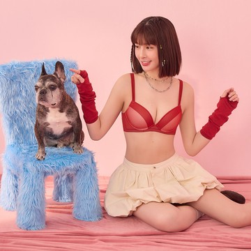 【瑪登瑪朵】Magic Secrets 幸運魔法HI-Ｑ棉內衣 B-E罩杯(暮霞紅)