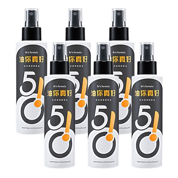 【Dr’s Formula 台塑生醫】510油你真好-柔亮潤澤精華油(升級版)150ml*6入