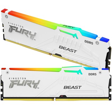 金士頓 KF560C30BWEAK2-64 白 RGB DDR5 6000 FURY Beast獸獵者 現貨 廠商直送