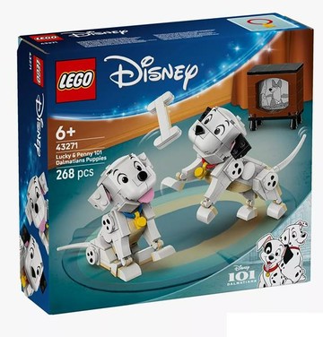 LEGO 樂高 迪士尼系列 43271 《101斑點狗》小狗Lucky & Penny