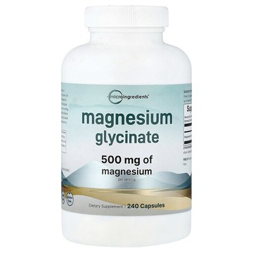 Micro Ingredients, 甘氨酸鎂膠囊，240 粒（每粒 166 毫克）