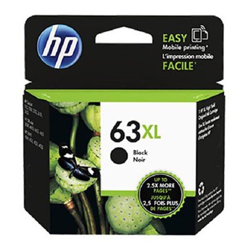 【領券優惠折300】HP 63XL 高容量原廠黑色墨水匣(F6U64AA) for HP OJ 5220/4650/3830