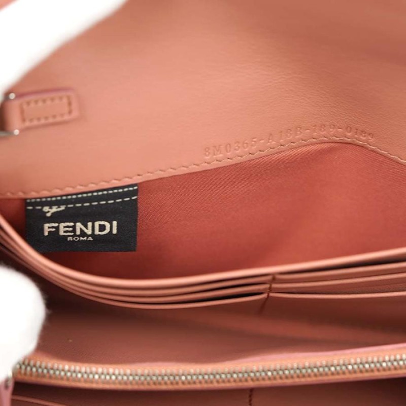 アウトレット箱 フェンディ 長財布 ポシェット ショルダー ウォレット チェーン付(取り外し可) バッグ FENDI F IS FENDI イタリア製  ピンク 8M0365 A18B F13DO | LINEショッピング