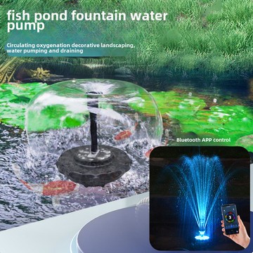 【物美價廉】太陽能噴泉小型魚池增氧過濾循環水泵假山水缸自動噴水器蘑菇噴頭