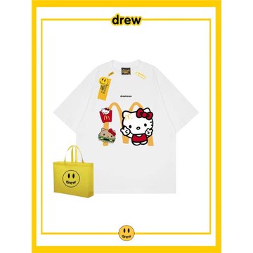 drewhouse聯名哈嘍Kitty女短袖T恤寬松純棉百搭夏季新款情侶半袖