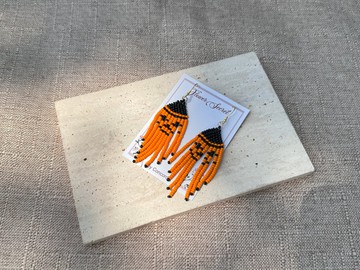 230707 miyuki 串珠 耳環 萬聖節限定