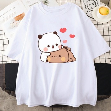 💯🔥台灣出貨 一二布布衣服 一二布布情侶裝 一二布布 布布一二  短袖 T恤 衣服 男女同款 夏季衣服 寬鬆重磅純棉